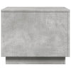 Betongrauer Couchtisch mit LED-Beleuchtung Hantz 50x50x40cm