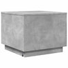 Betongrauer Couchtisch mit LED-Beleuchtung Hantz 50x50x40cm