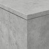 Betongrauer Couchtisch mit LED-Beleuchtung Hantz 50x50x40cm