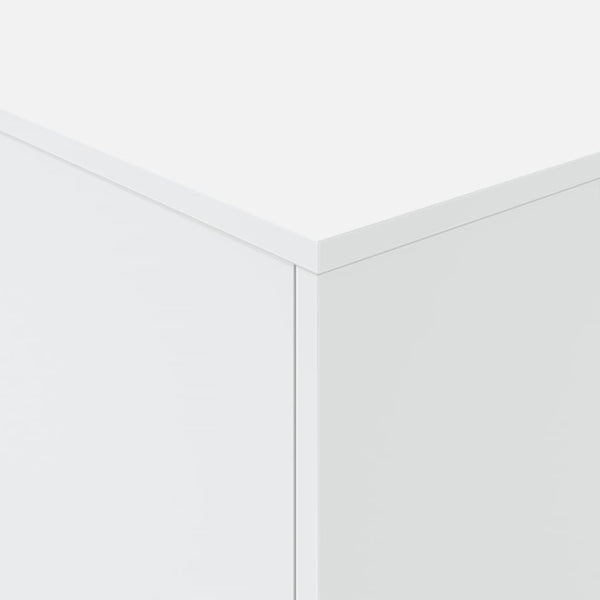 Weißer Couchtisch mit LED-Beleuchtung Hantz 90x50x40cm