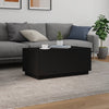 Schwarzer Couchtisch Hantz 90x50x40cm (mit LED-Beleuchtung)