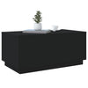 Schwarzer Couchtisch Hantz 90x50x40cm (mit LED-Beleuchtung)