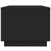 Schwarzer Couchtisch Hantz 90x50x40cm (mit LED-Beleuchtung)