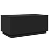 Schwarzer Couchtisch Hantz 90x50x40cm (mit LED-Beleuchtung)