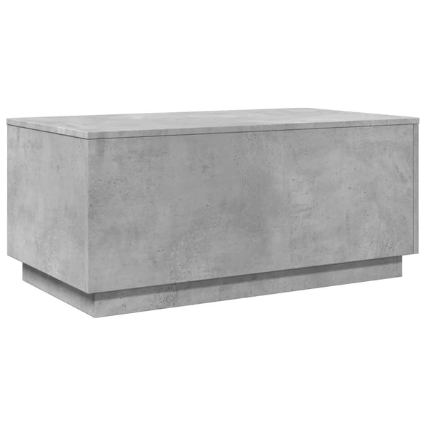 Couchtisch Betonoptik mit LED Beleuchtung Hantz 90x50x40cm