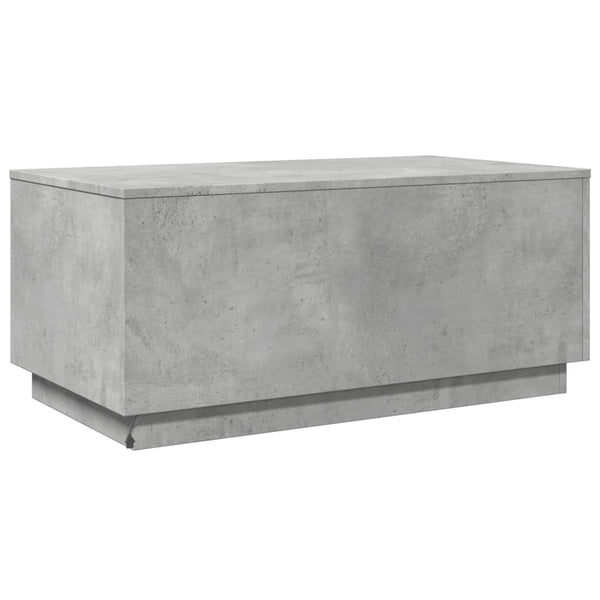 Couchtisch Betonoptik mit LED Beleuchtung Hantz 90x50x40cm