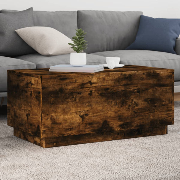 Couchtisch Savutammi Hantz 90x50x40cm (mit LED-Beleuchtung)