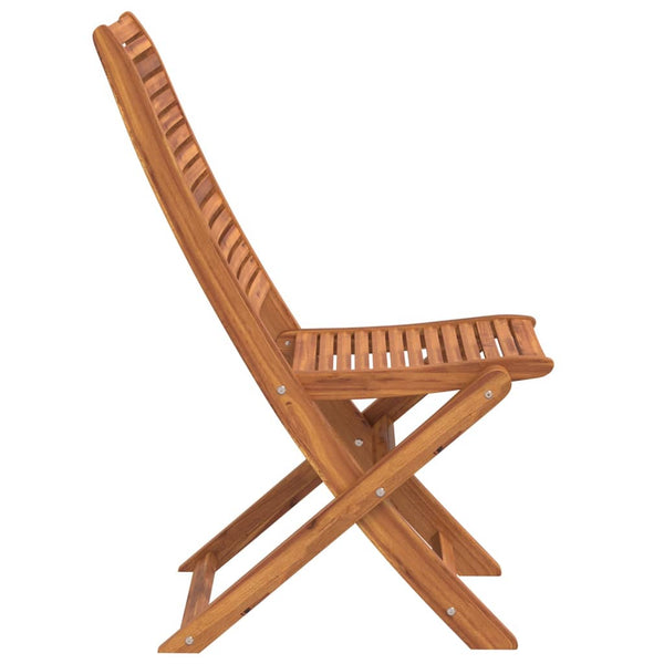 Zusammenklappbare Gartenstühle Lucica (2 Stück Akazienholz)