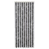 Grauer und schwarzer Insektenschutzvorhang Septilici 56x200cm (Chenille)