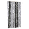 Insektenschutzvorhang Septilici 100x220cm (Chenille) Grau und Schwarz