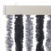 Insektenschutzvorhang Septilici 100x220cm (Chenille) Grau und Schwarz
