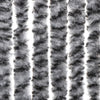 Grauer und schwarz-weißer Insektenschutzvorhang Septilici 90x220cm (Chenille)