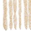 Beiger und weißer Insektenschutzvorhang Septilici 56x200cm (Chenille)