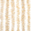 Beiger und weißer Insektenschutzvorhang Septilici 100x230cm (Chenille)