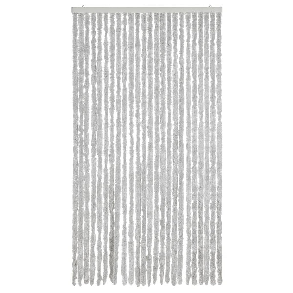 Grauer Insektenschutzvorhang Septilici 100x200cm (Chenille)