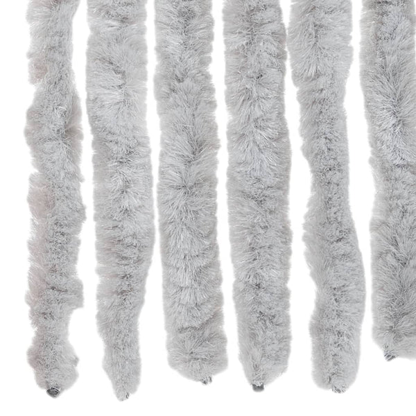 Grauer Insektenschutzvorhang Septilici 100x200cm (Chenille)