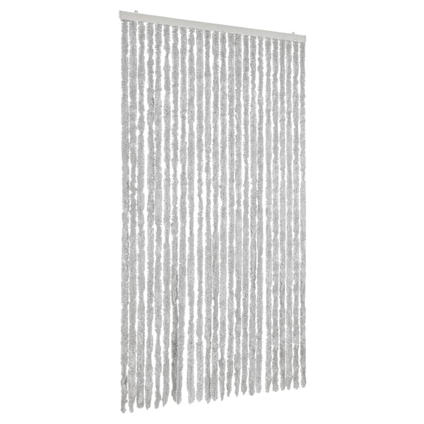 Grauer Insektenschutzvorhang Septilici 100x220cm (Chenille)