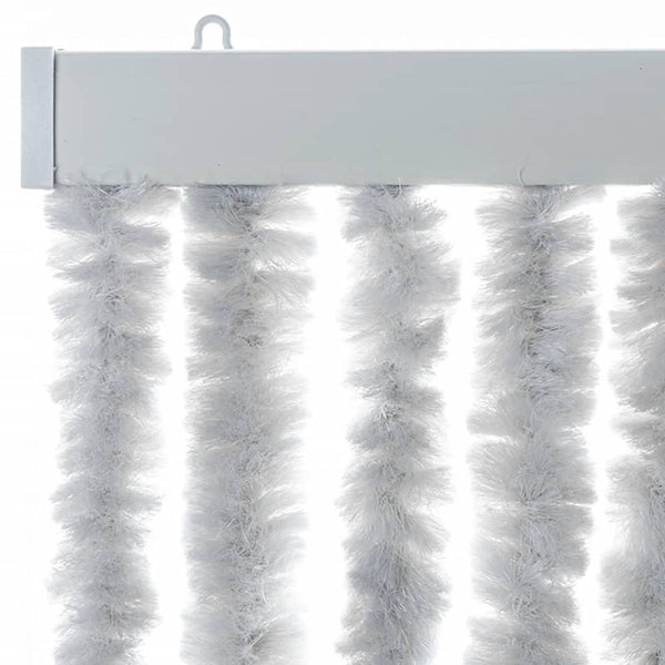 Grauer Insektenschutzvorhang Septilici 100x220cm (Chenille)