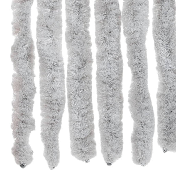 Grauer Insektenschutzvorhang Septilici 100x220cm (Chenille)
