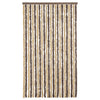 Dunkelbrauner und beiger Insektenvorhang Septilici 100x200cm (Chenille)