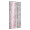 Silbergrauer und pinker Insektenschutzvorhang Septilici 90x220cm (Chenille)