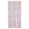 Silbergrauer und pinker Insektenschutzvorhang Septilici 90x220cm (Chenille)