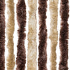 Beigefarbener und hellbrauner Insektenschutzvorhang Septilici 100x200cm (Chenille)