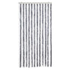 Grau-weißer Insektenschutzvorhang Septilici 100x200cm (Chenille)