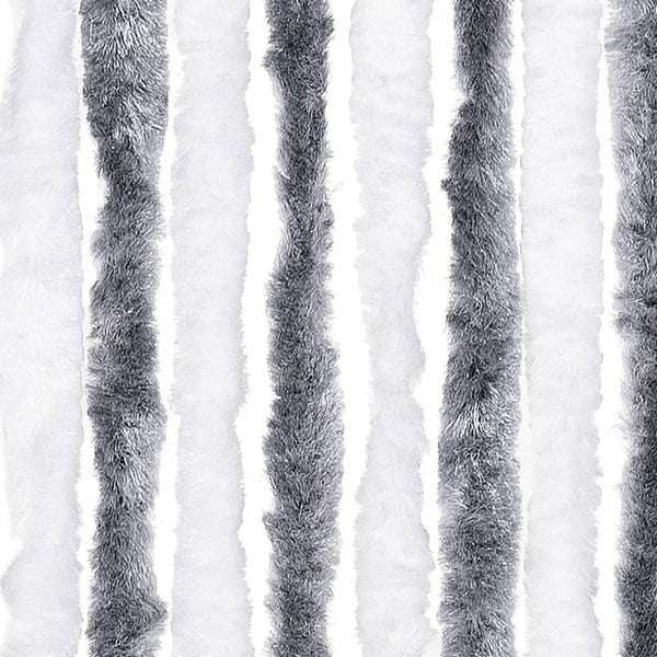 Grau-weißer Insektenschutzvorhang Septilici 100x200cm (Chenille)
