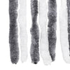 Grauer und weißer Insektenschutzvorhang Septilici 100x230cm (Chenille)