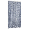 Blau-weißer Insektenschutzvorhang Septilici 100x200cm (Chenille)