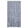 Blau-weißer Insektenschutzvorhang Septilici 100x200cm (Chenille)