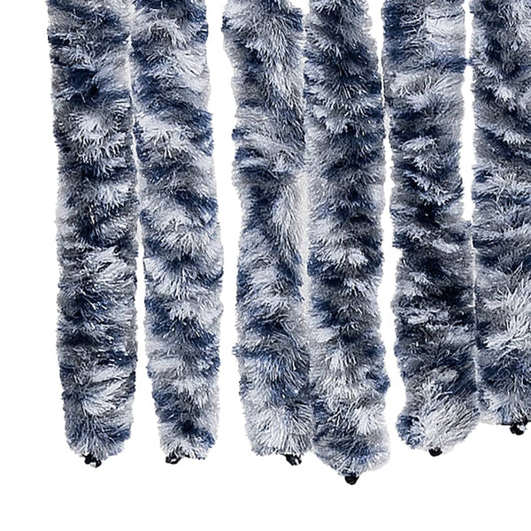 Blau-weißer Insektenschutzvorhang Septilici 100x200cm (Chenille)