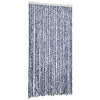 Blau-weißer Insektenschutzvorhang Septilici 100x230cm (Chenille)