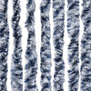 Blau-weißer Insektenschutzvorhang Septilici 100x230cm (Chenille)