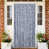 Blau-weißer Insektenschutzvorhang Septilici 100x230cm (Chenille)