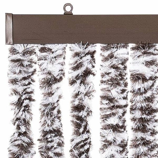 Brauner und beiger Insektenschutz Septilici 100x200cm (Chenille)