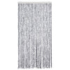 Weißer und grauer Insektenschutzvorhang Septilici 100x200cm (Chenille)