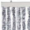 Weißer und grauer Insektenschutzvorhang Septilici 100x200cm (Chenille)