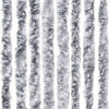 Weißer und grauer Insektenschutzvorhang Septilici 100x200cm (Chenille)