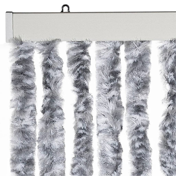 Weißer und grauer Insektenschutz Septilici 100x230cm (Chenille)