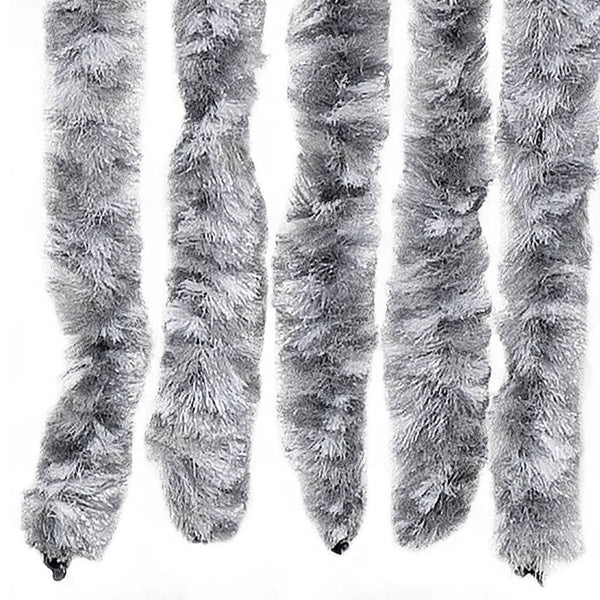 Weißer und grauer Insektenschutz Septilici 100x230cm (Chenille)