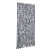 Silberner Insektenschutzvorhang Septilici 100x230cm (Chenille)