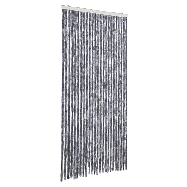 Silberner Insektenschutzvorhang Septilici 100x230cm (Chenille)
