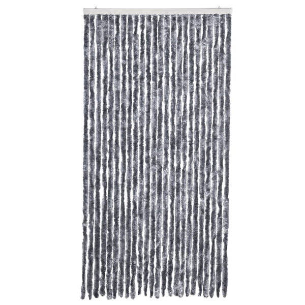 Silberner Insektenschutzvorhang Septilici 100x230cm (Chenille)