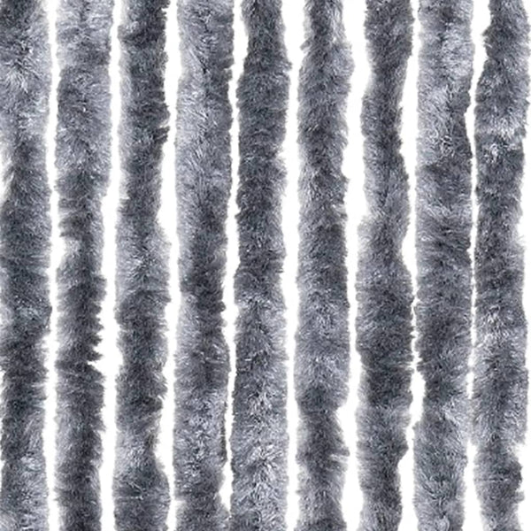 Silberner Insektenschutzvorhang Septilici 100x230cm (Chenille)