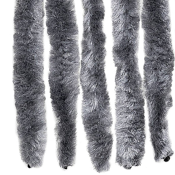 Silberner Insektenschutzvorhang Septilici 100x230cm (Chenille)