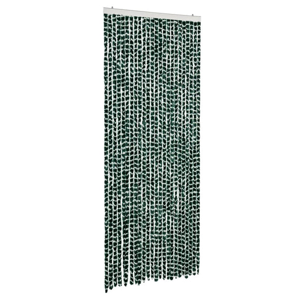 Grüner und weißer Insektenschutzvorhang Septilici 100x200cm (Chenille)