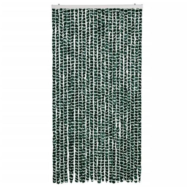 Grüner und weißer Insektenschutzvorhang Septilici 100x200cm (Chenille)