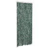 Grüner und weißer Insektenschutzvorhang Septilici 100x230cm (Chenille)